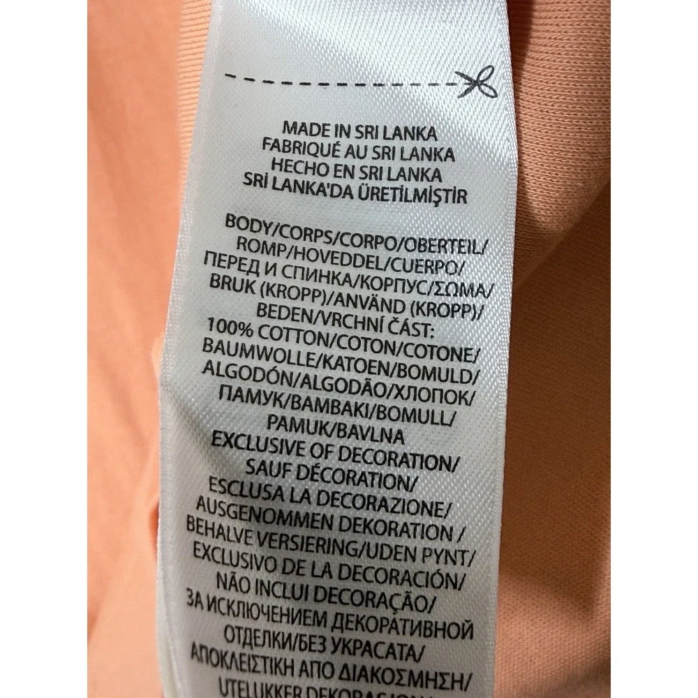 Polo Ralph Lauren Mens Large Polo Shirt Peach Orange Cotton Mesh Pony Logo Golf